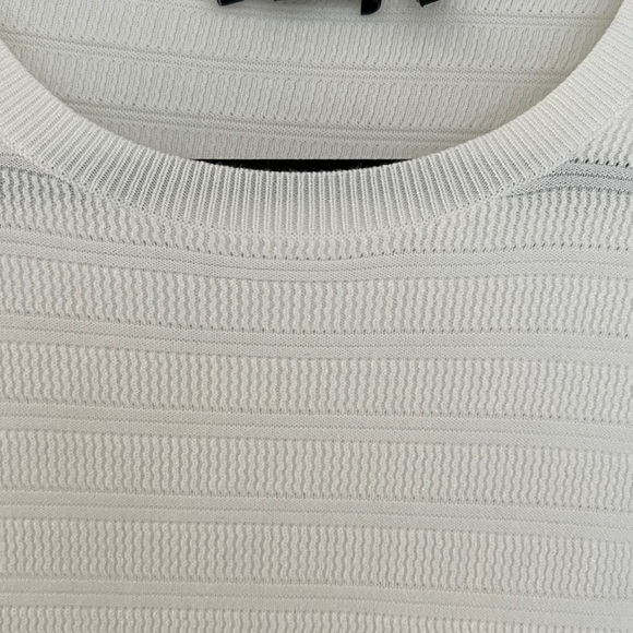 Theory rib knit white dress stretchy and fabulous!! - Picture 6 of 8